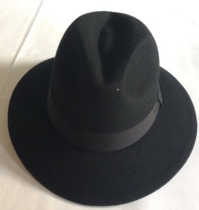Quality Panama Black Felt Hat